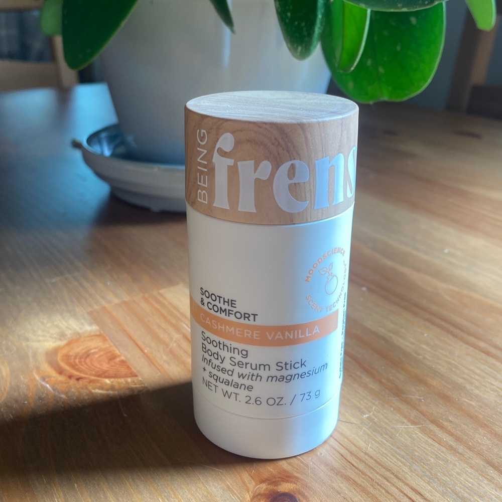 Being Frenshe brand lotion/ serum stick.